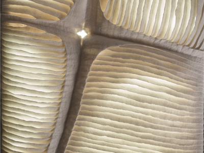 Here and beyond: underlit felt structures