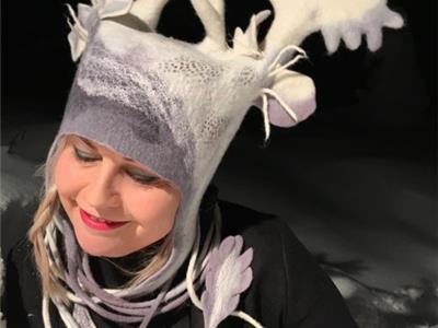 Hat made by E. Saari